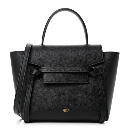 Celine Grained Calfskin Nano Belt Bag Black 1 of 4