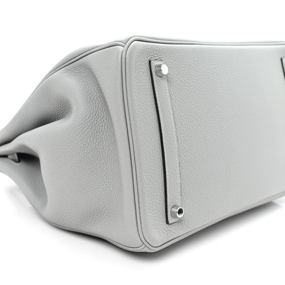 Hermes Togo Birkin 35 Gris Mouette 9 of 10