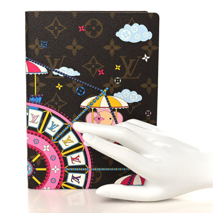 Louis Vuitton Monogram 2020 Christmas Animation Big Wheel Notebook MM Rose Ballerine 2 of 6