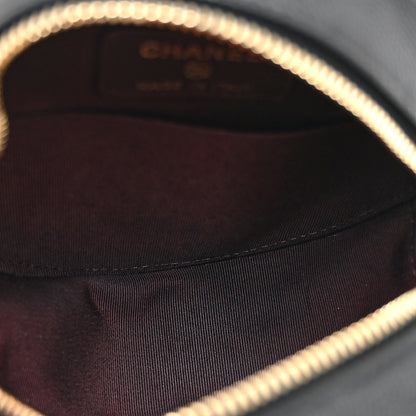 Chanel Caviar Quilted Round Clutch With Chain Black 5 of 10