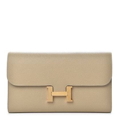 Hermes Epsom Constance Long Wallet Trench 1 of 9