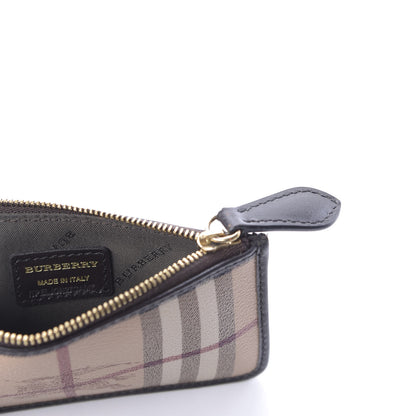 Burberry Haymarket Check Lindal Coin Case Chocolate 8 of 8