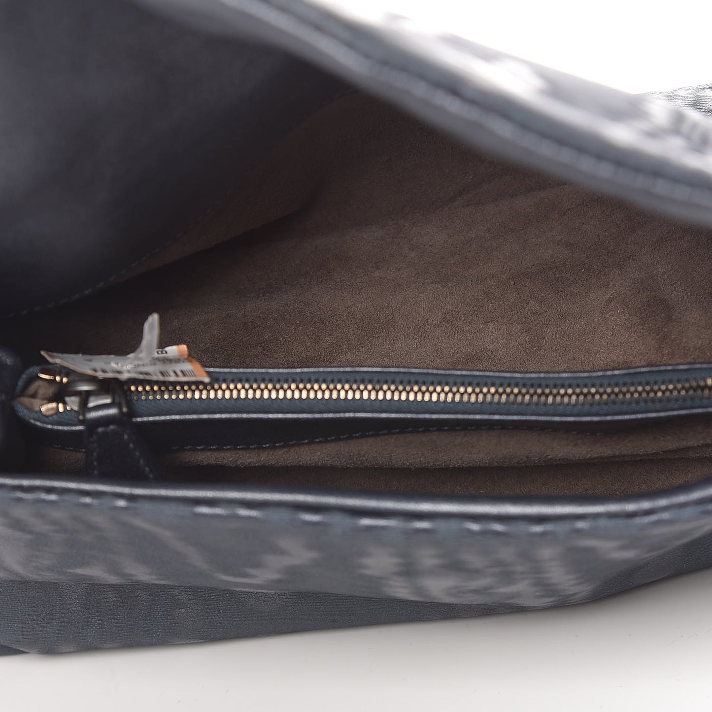 Iridescent Moire Cosmetic Case Grey