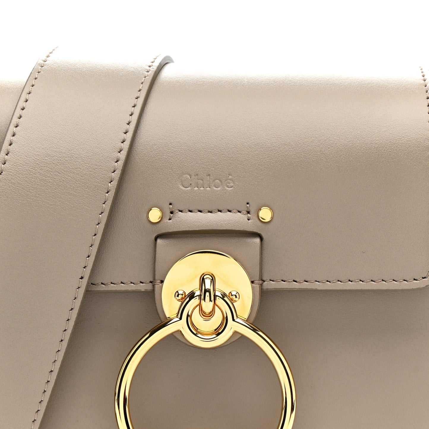 Calfskin Small Tess Bag Motty Grey