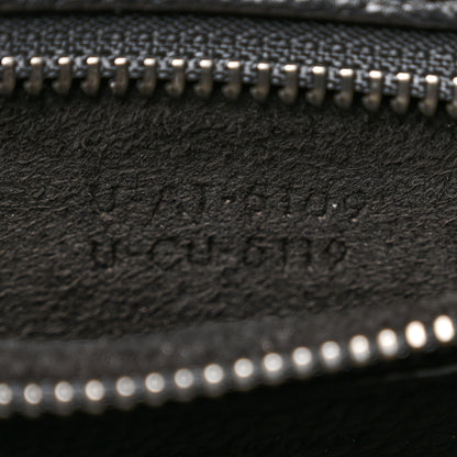 Celine Drummed Calfskin Micro Luggage Black 8 of 14