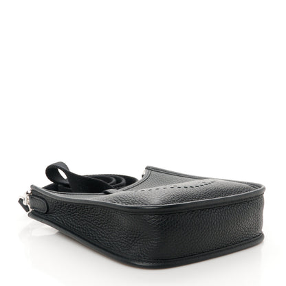 Hermes Taurillon Clemence Evelyne TPM Black 4 of 10