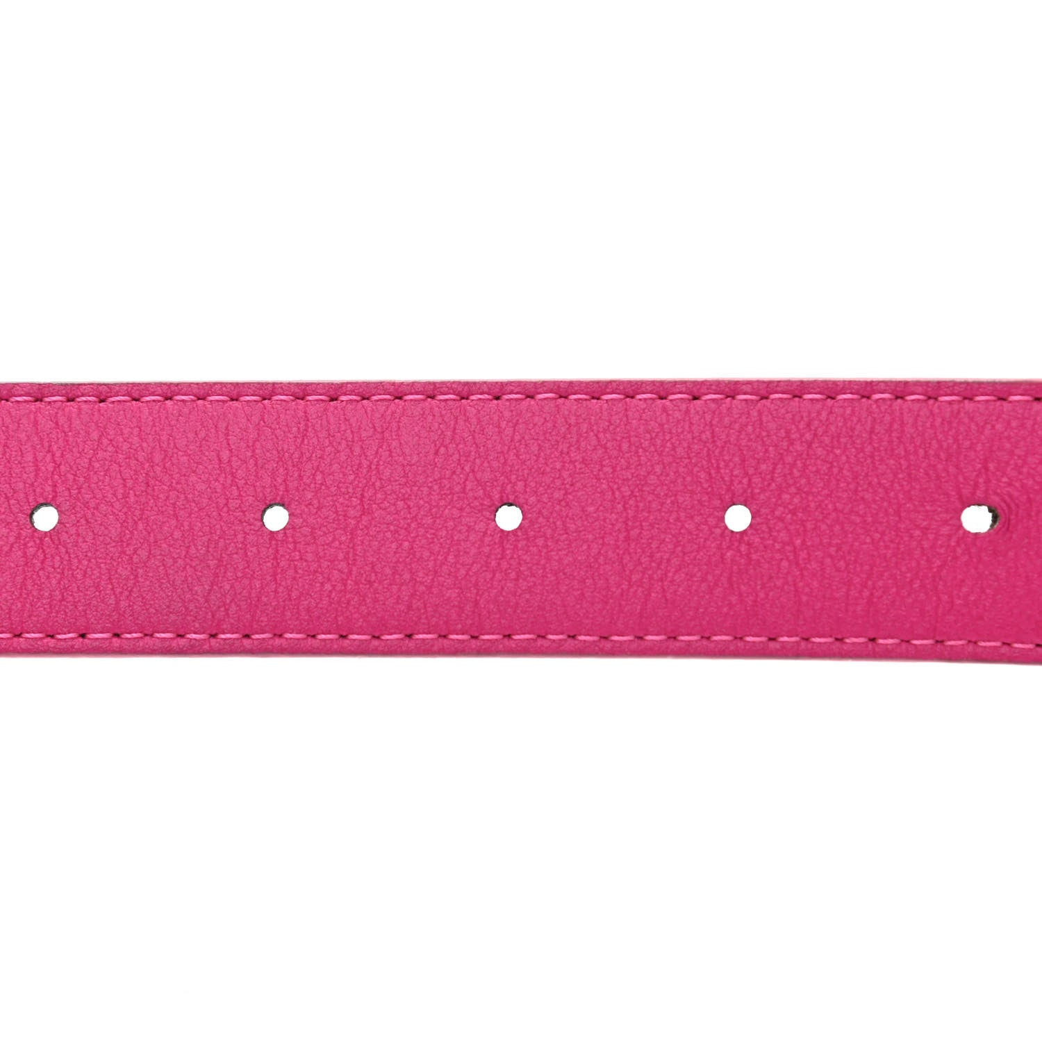 Louis Vuitton Monogram Calfskin 30mm LV Initiales Reversible Belt 85 34 Fuchsia 6 of 7