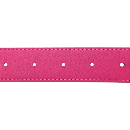 Louis Vuitton Monogram Calfskin 30mm LV Initiales Reversible Belt 85 34 Fuchsia 6 of 7