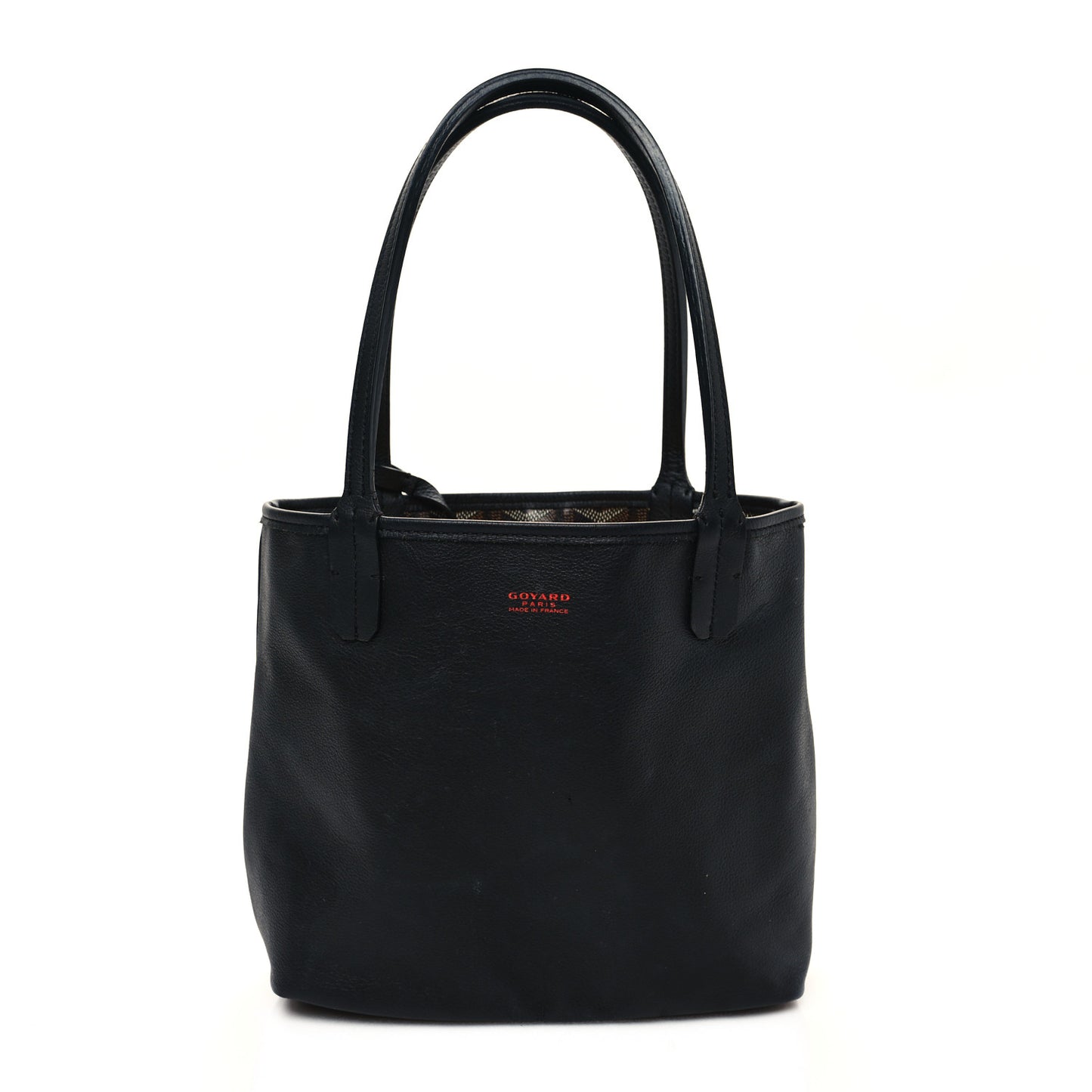 Goyardine Reversible Mini Anjou Black