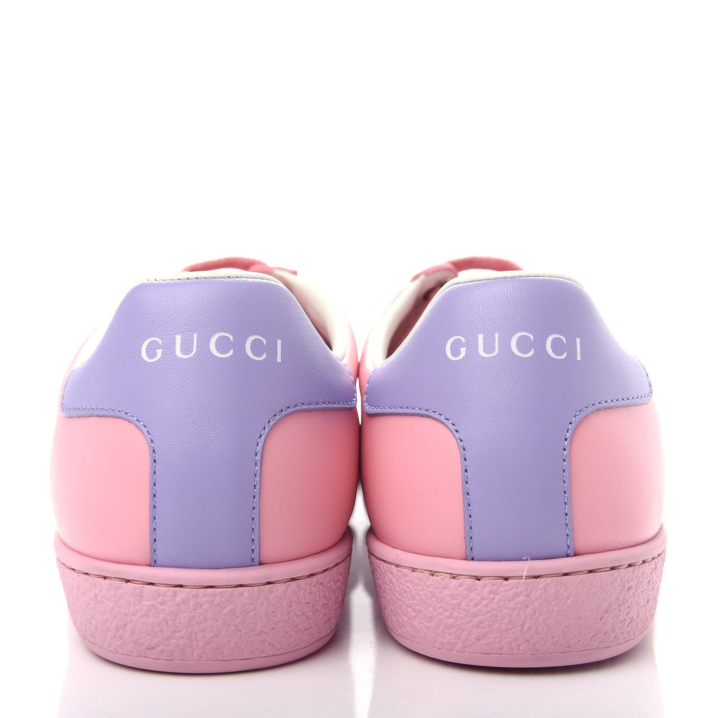 Calfskin Interlocking G Perforated Womens Ace Sneakers 36 Wild Rose Lapis