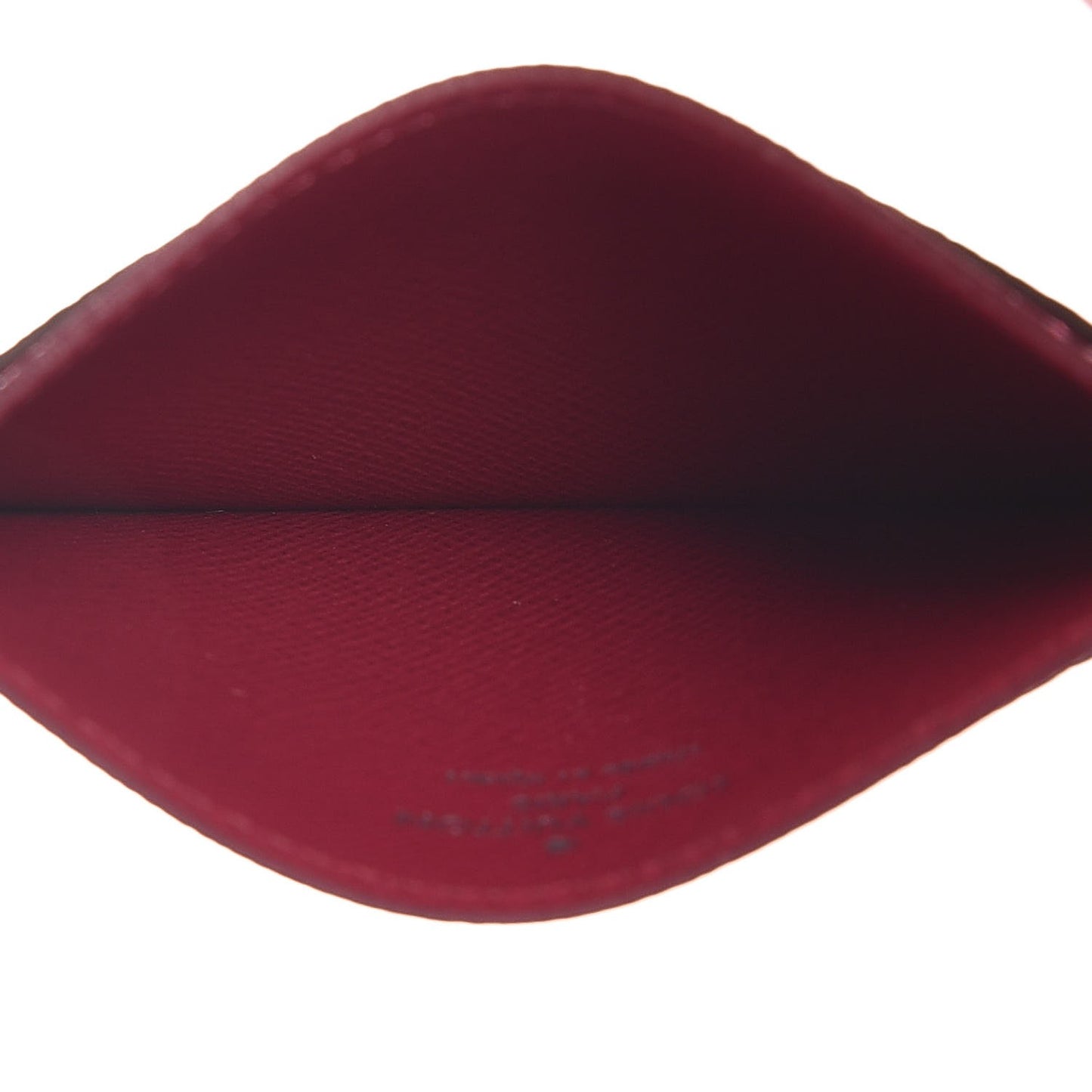 Monogram Card Holder Fuchsia