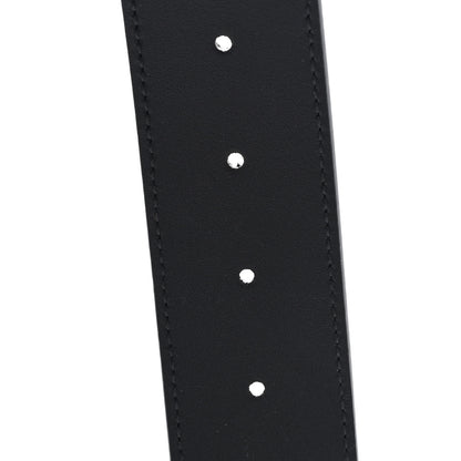Gucci GG Supreme Monogram Selleria Calfskin Interlocking G 40mm Belt 95 38 Black 4 of 4