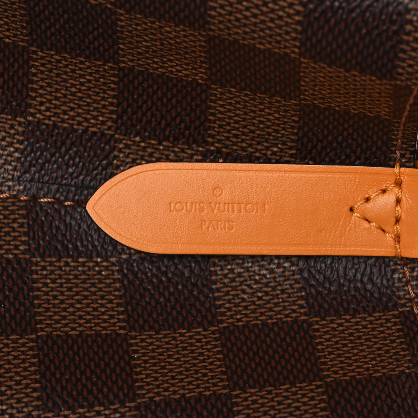 Damier Ebene Neonoe MM Safran