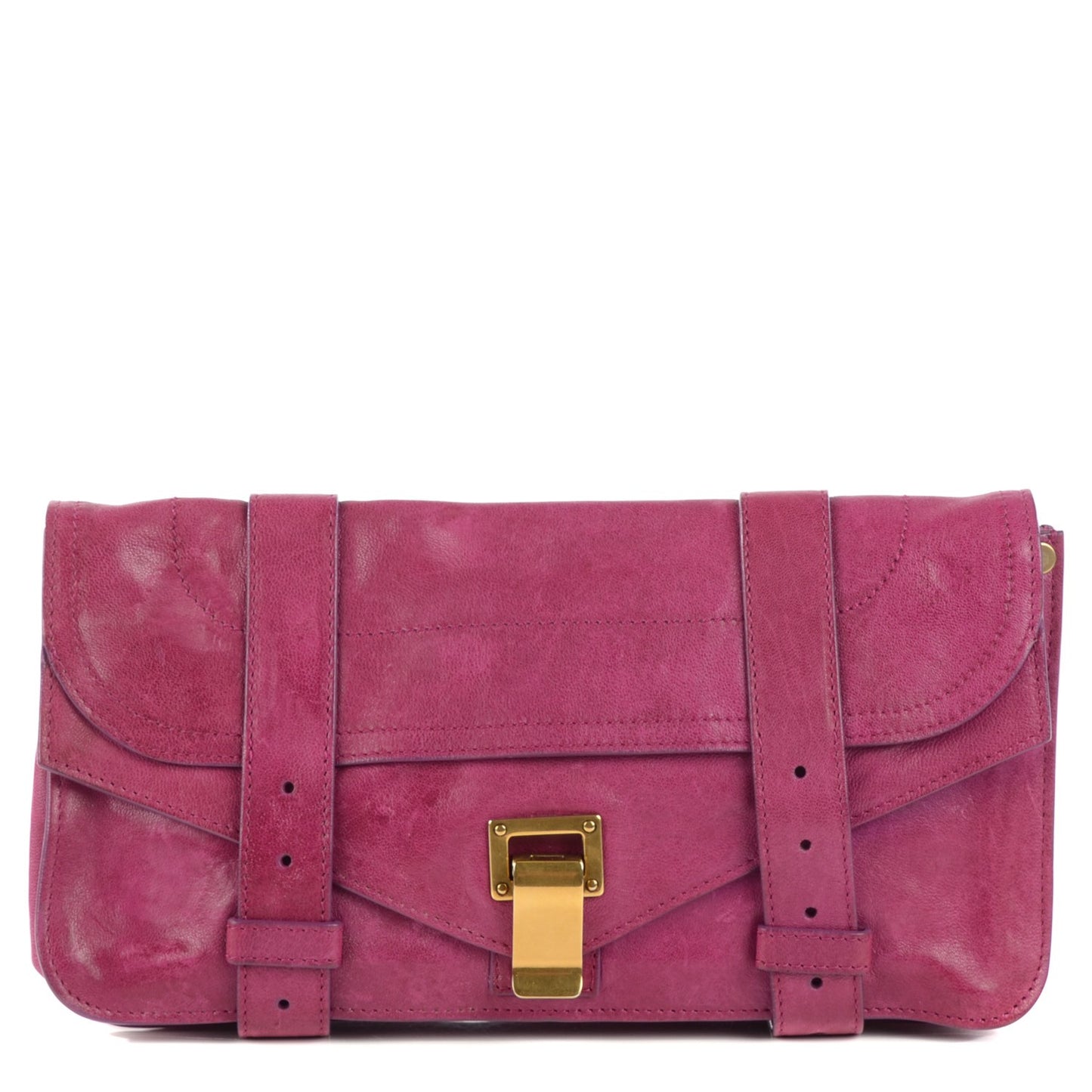 Lambskin PS1 Pochette Clutch Lemon