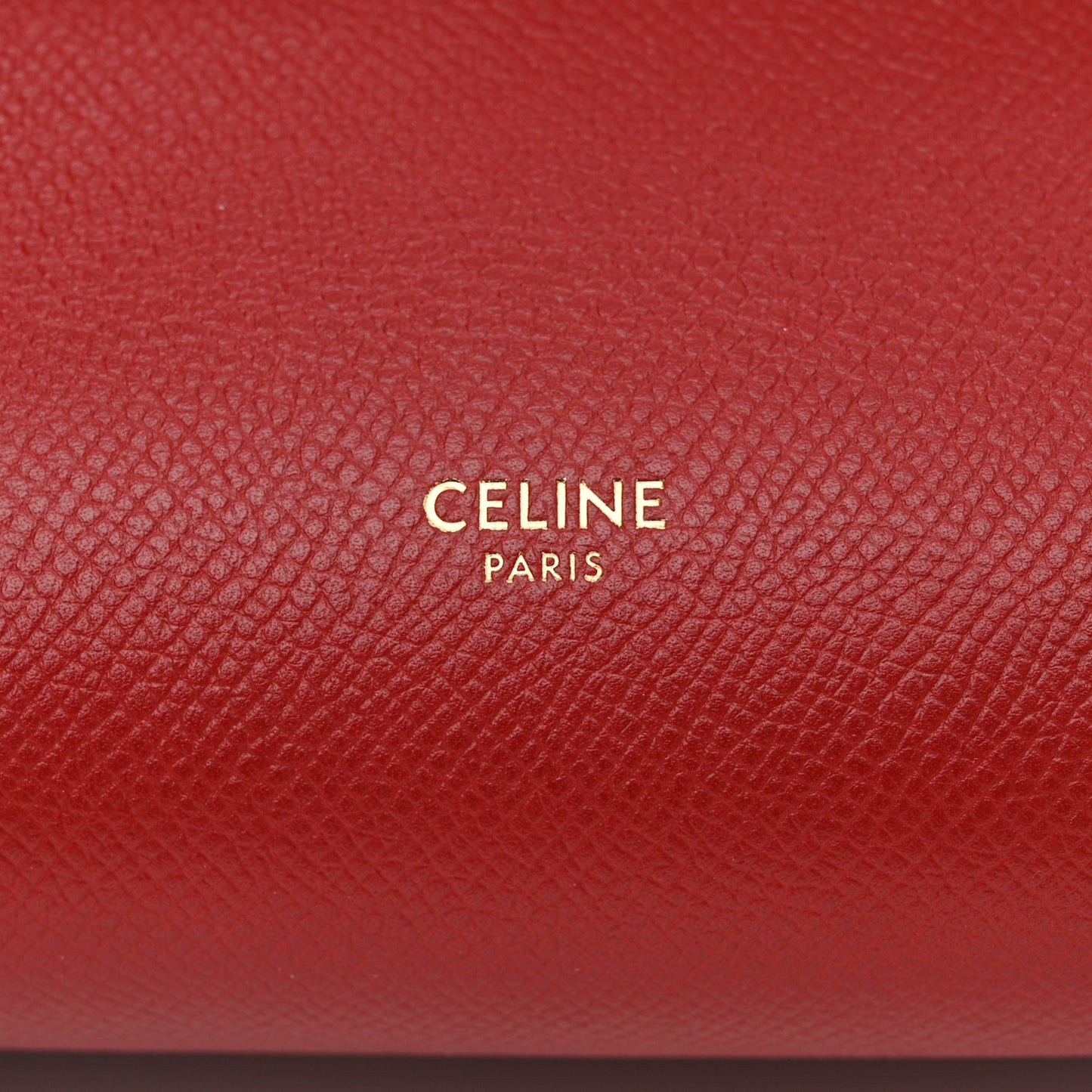 Baby Grained Calfskin Micro Belt Bag Ruby