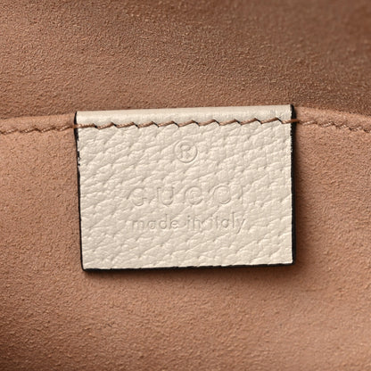 Gucci GG Supreme Monogram Textured Dollar Calfskin Web Small Ophidia Dome Shoulder Bag Beige Ebony Mystic White 6 of 11