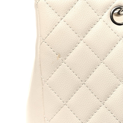 Chanel Caviar Quilted Grand Shopping Tote GST White 16 of 19
