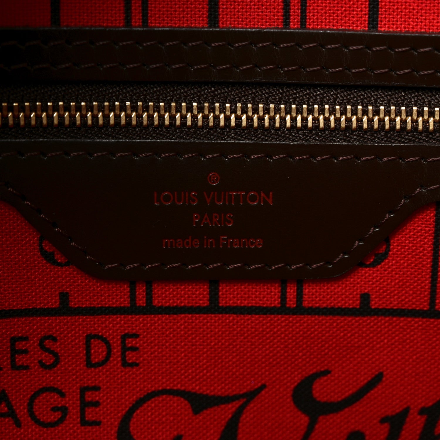 Louis Vuitton Damier Ebene Neverfull PM 6 of 9