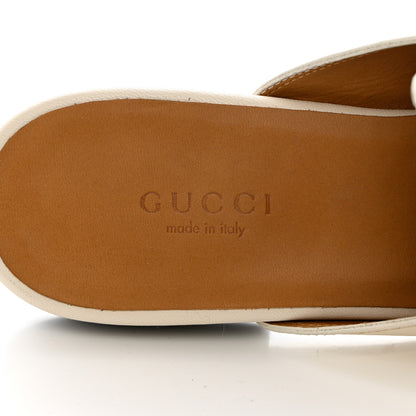 Gucci Malaga Kid Womens Princetown Slippers 36.5 Mystic White 7 of 9
