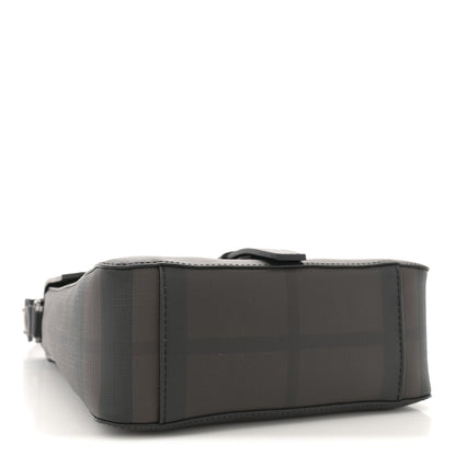 Burberry Smoked Check Vaughan Crossbody Bag Black 4 of 9