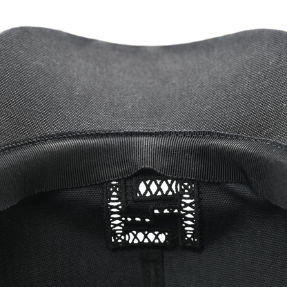 Fendi Cotton FF Ajour Embroidered Baseball Hat 58 Black 10 of 10