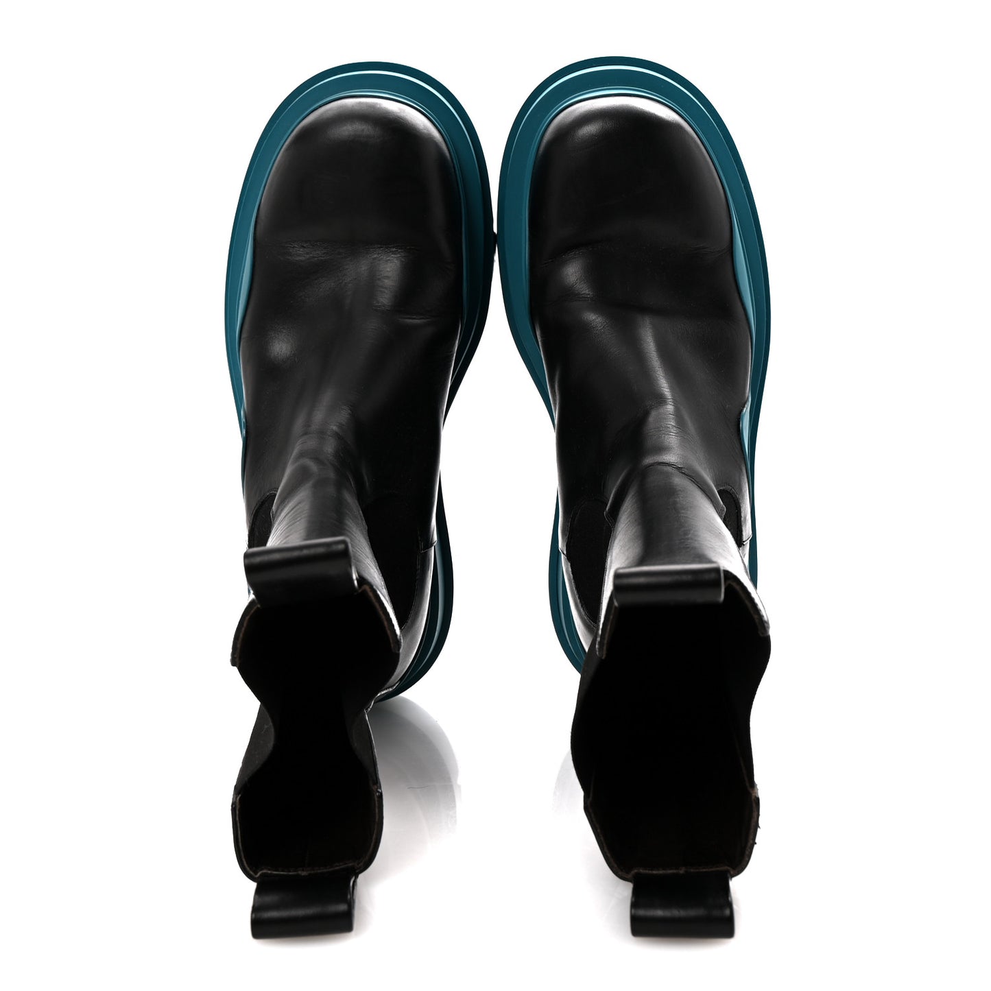 Calfskin The Tire Mens Chelsea Boots 43 Black Blaster