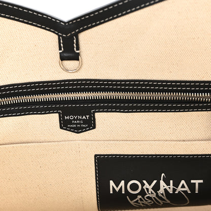 Moynat X KASING LUNG Calfskin Canvas M Labubu Tote MM Black 7 of 10