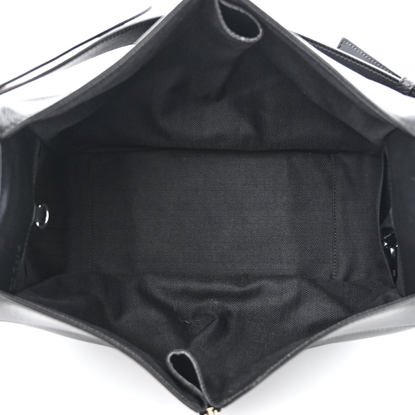 Calfskin Small Hammock Shoulder Bag Black