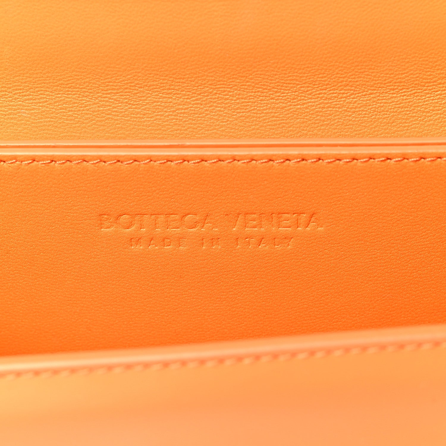 Bottega Veneta Spazzolato Calfskin Classic BV Classic Bag Orange 6 of 8