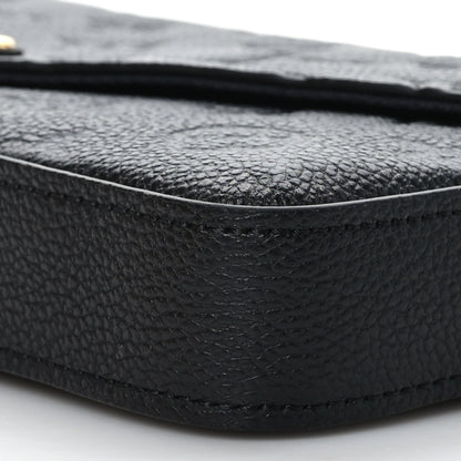 Louis Vuitton Empreinte Pochette Felicie Chain Wallet Black 9 of 9