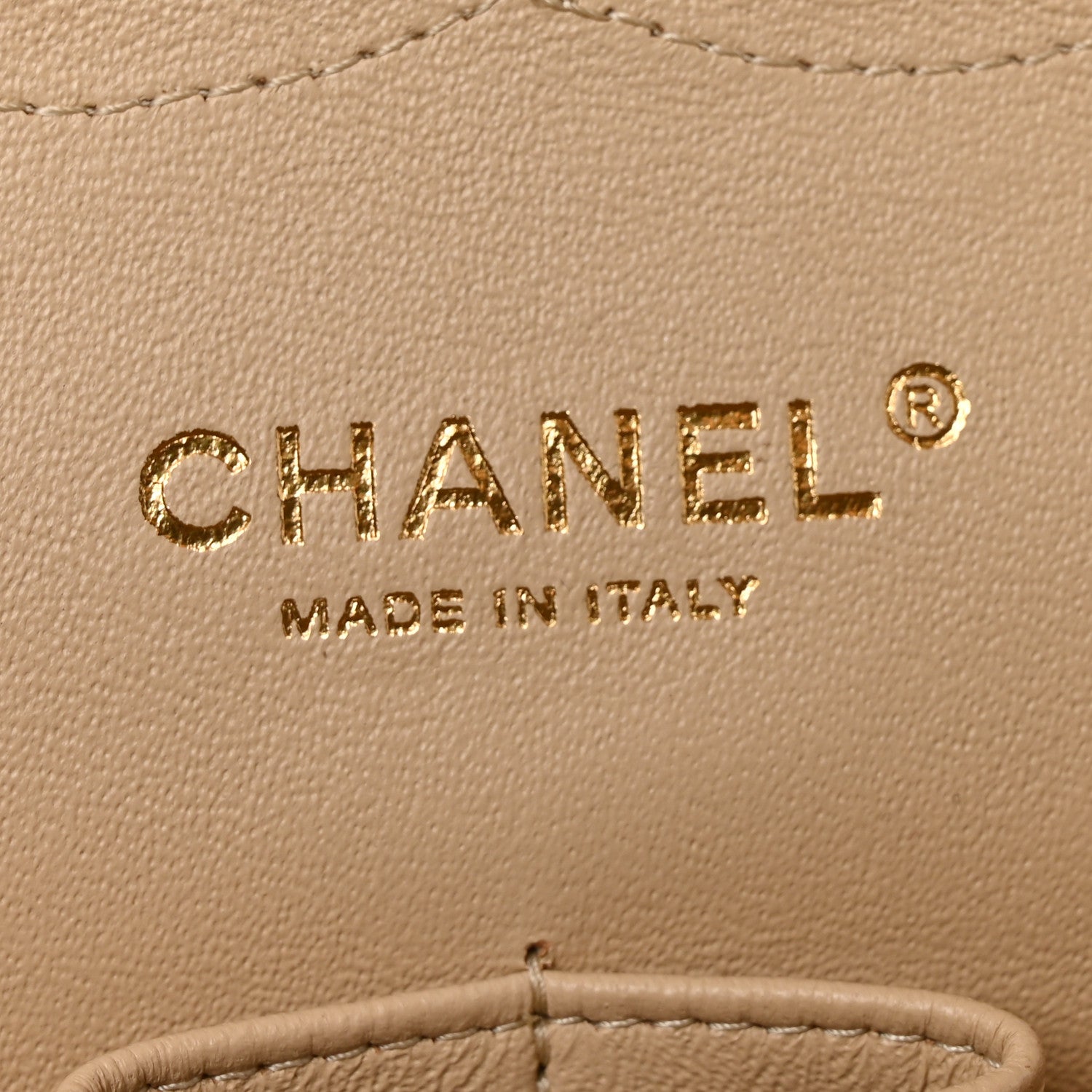 Chanel Caviar Quilted Jumbo Double Flap Beige Clair 6 of 11