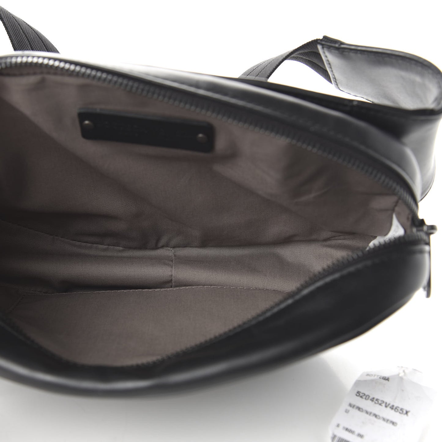 Nappa Intrecciato Belt Bag Black