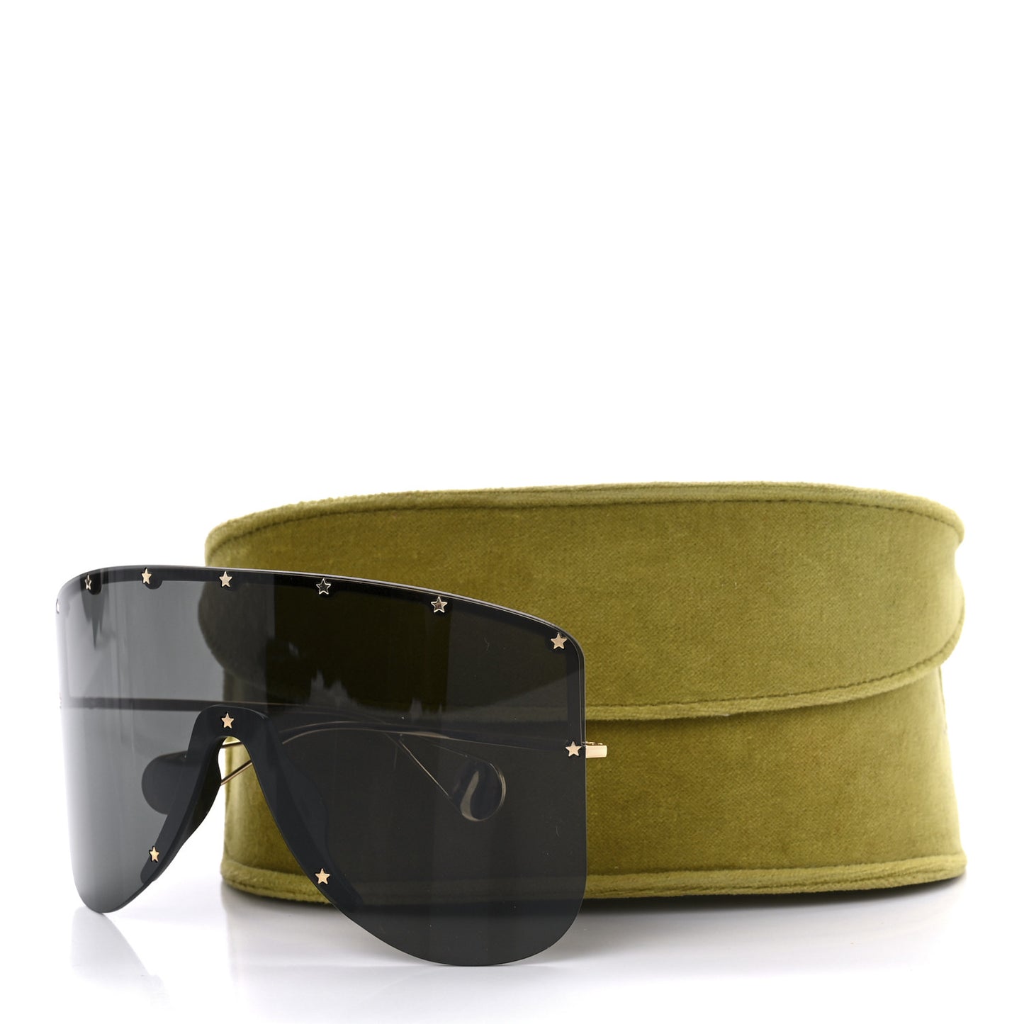 Acetate Oversized Aviator Star Sunglasses GG0541S Black