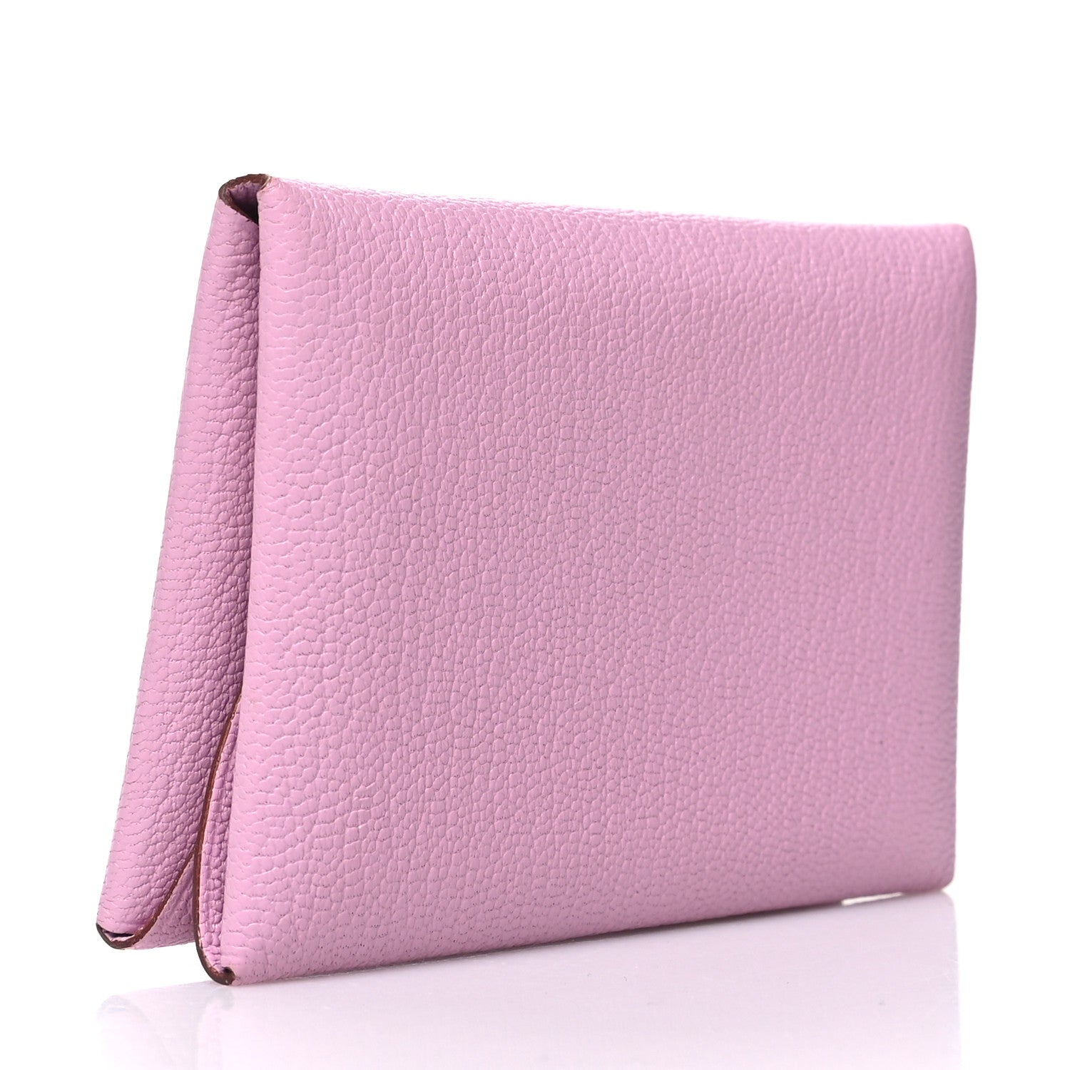 Hermes Chevre Mysore Calvi Duo Card Case Mauve Sylvestre 3 of 10