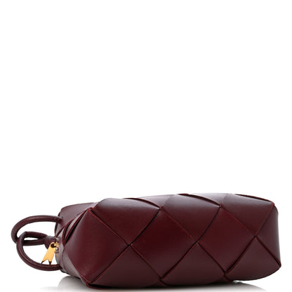 Bottega Veneta Lambskin Maxi Intrecciato Small Cassette Camera Bag Barolo 4 of 13