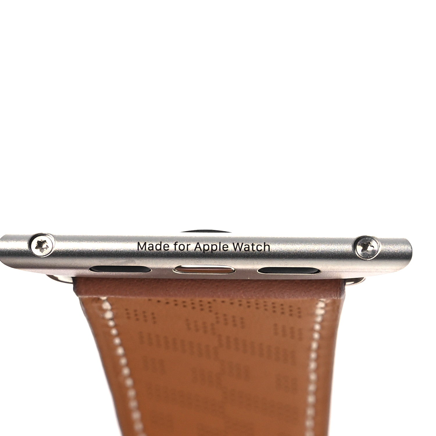 Hermes Swift 42mm H Diagonal Apple Watch Single Tour Band Gold 9 of 11