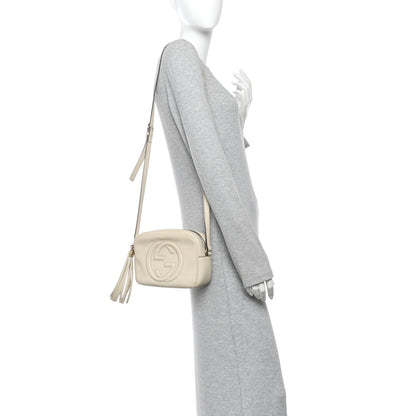 Gucci Pebbled Calfskin Small Soho Disco Bag Off White 2 of 10