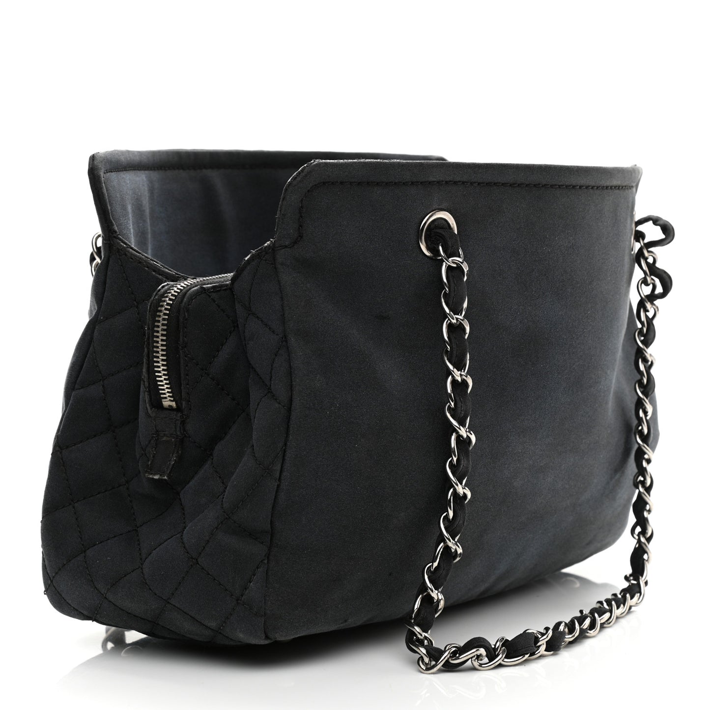 Canvas Lipstick Ligne Tote Black