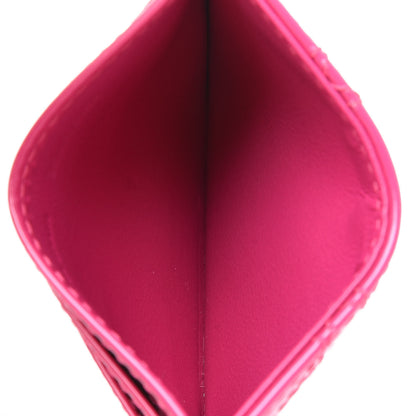 Christian Dior Patent Cannage Lady Dior Card Holder Magenta 5 of 7