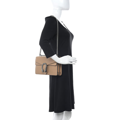 Gucci Dollar Calfskin Crystal Small Dionysus Shoulder Bag Natural Tan Black Diamond 2 of 12