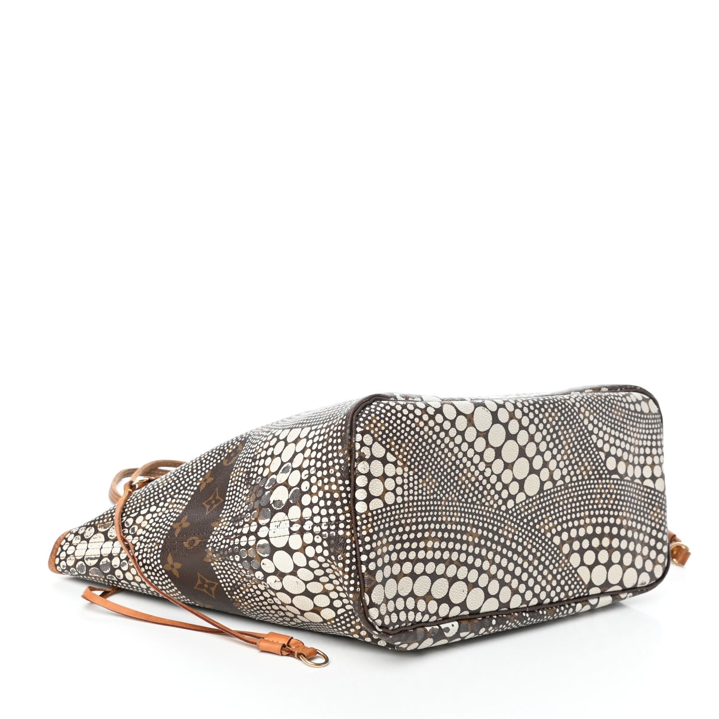 Monogram Kusama Waves Neverfull MM White