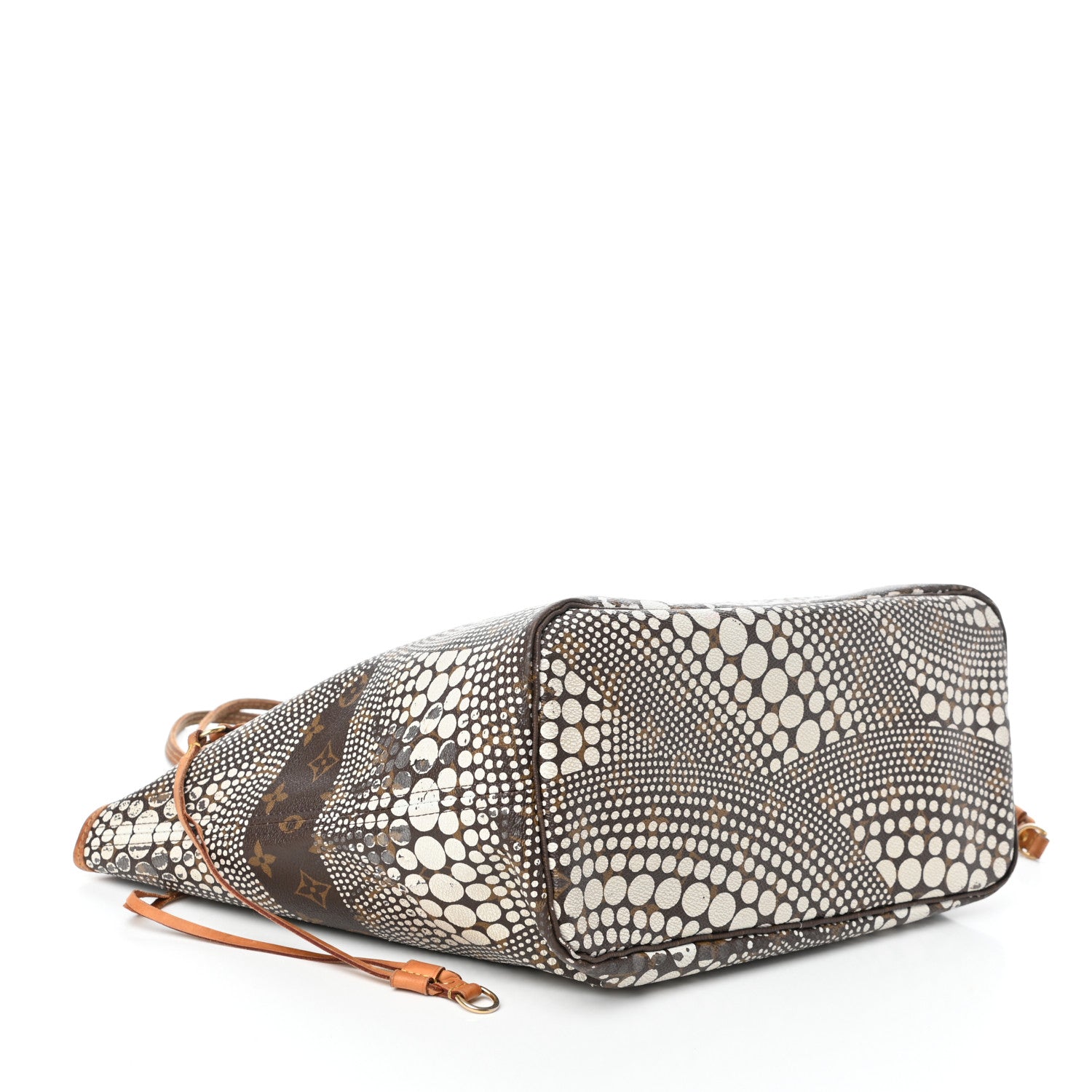 Louis Vuitton Monogram Kusama Waves Neverfull MM White 4 of 15