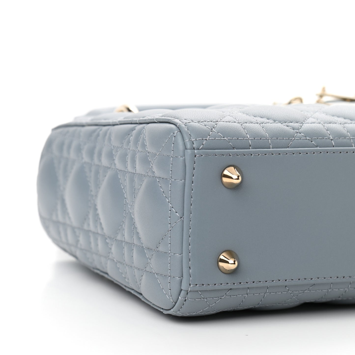 Lambskin Cannage Small My Lady Dior Blue