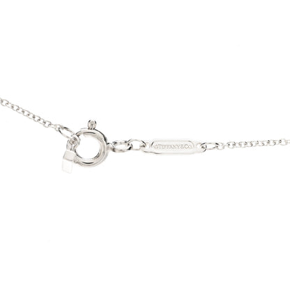 Tiffany Sterling Silver Small T Smile Pendant Necklace 4 of 6