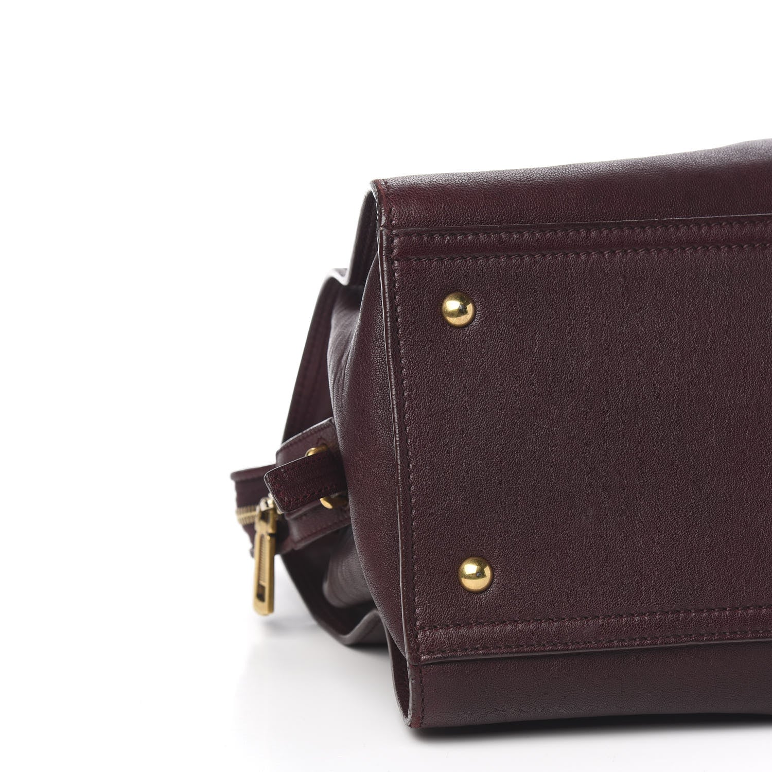 Saint Laurent Sheepskin Medium Cabas ChYc Plum 8 of 12