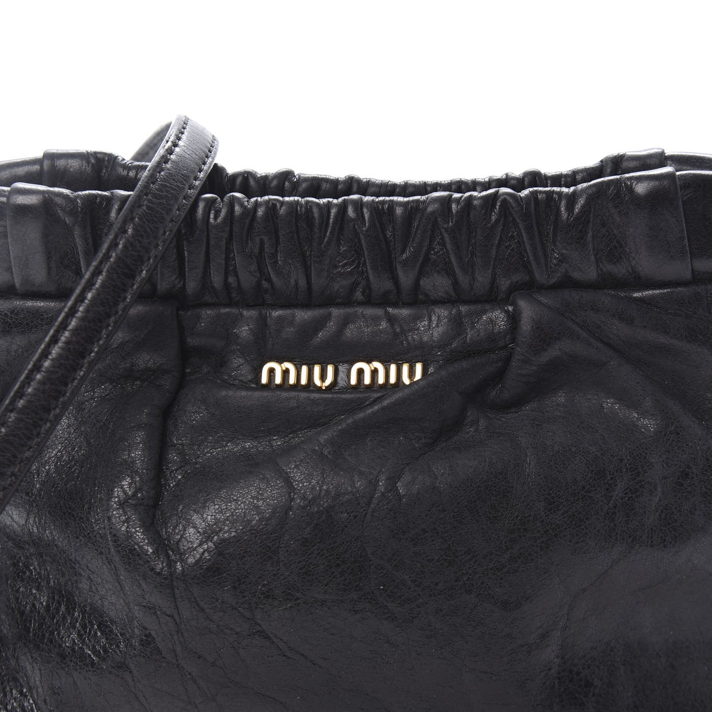 Vitello Crossbody Pouch Black