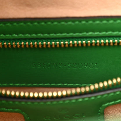Gucci Boarded Dyana Lux Calfskin Small Jackie 1961 Hobo Emerald 6 of 10