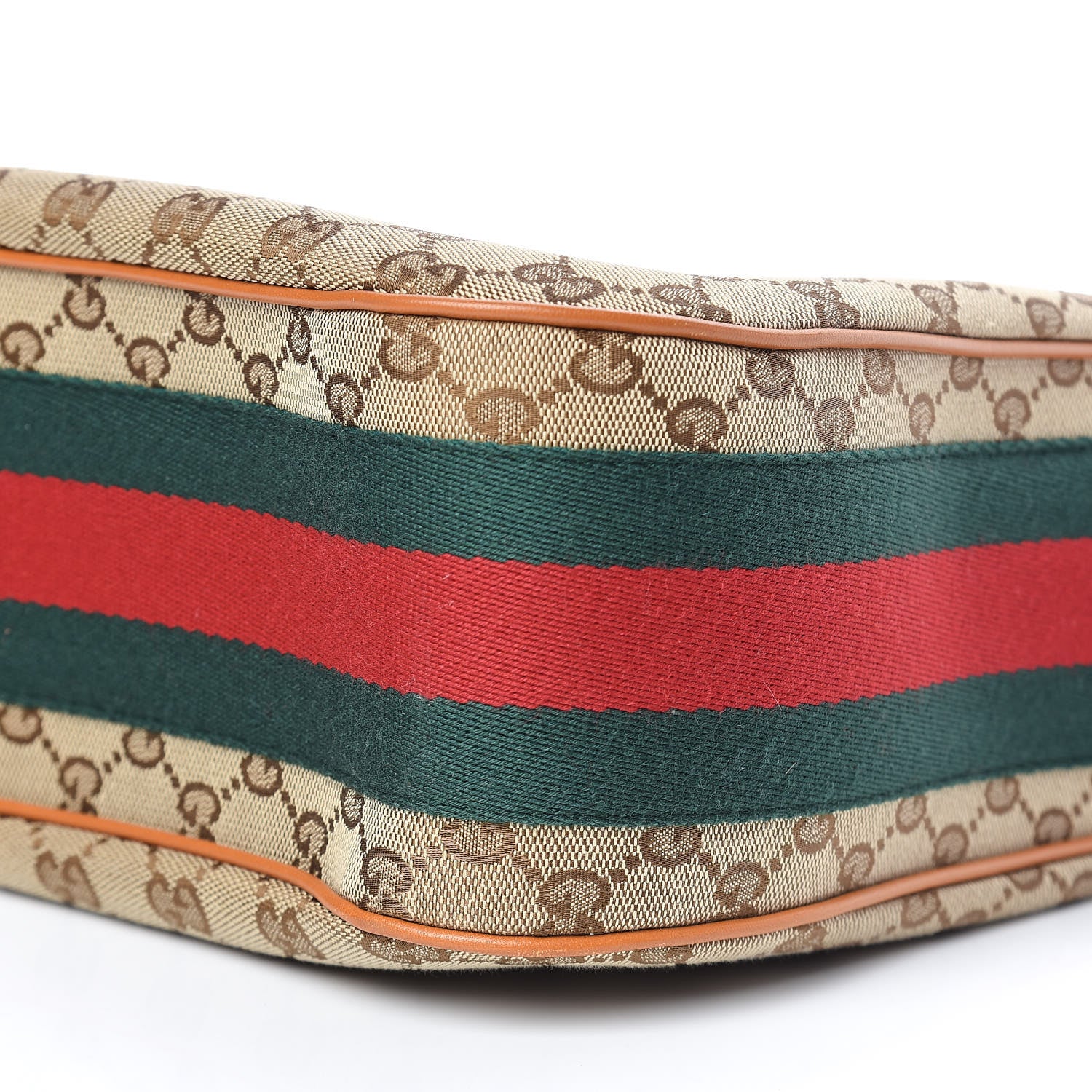 Gucci Monogram Medium Heritage Shoulder Bag Light Tobacco 13 of 14