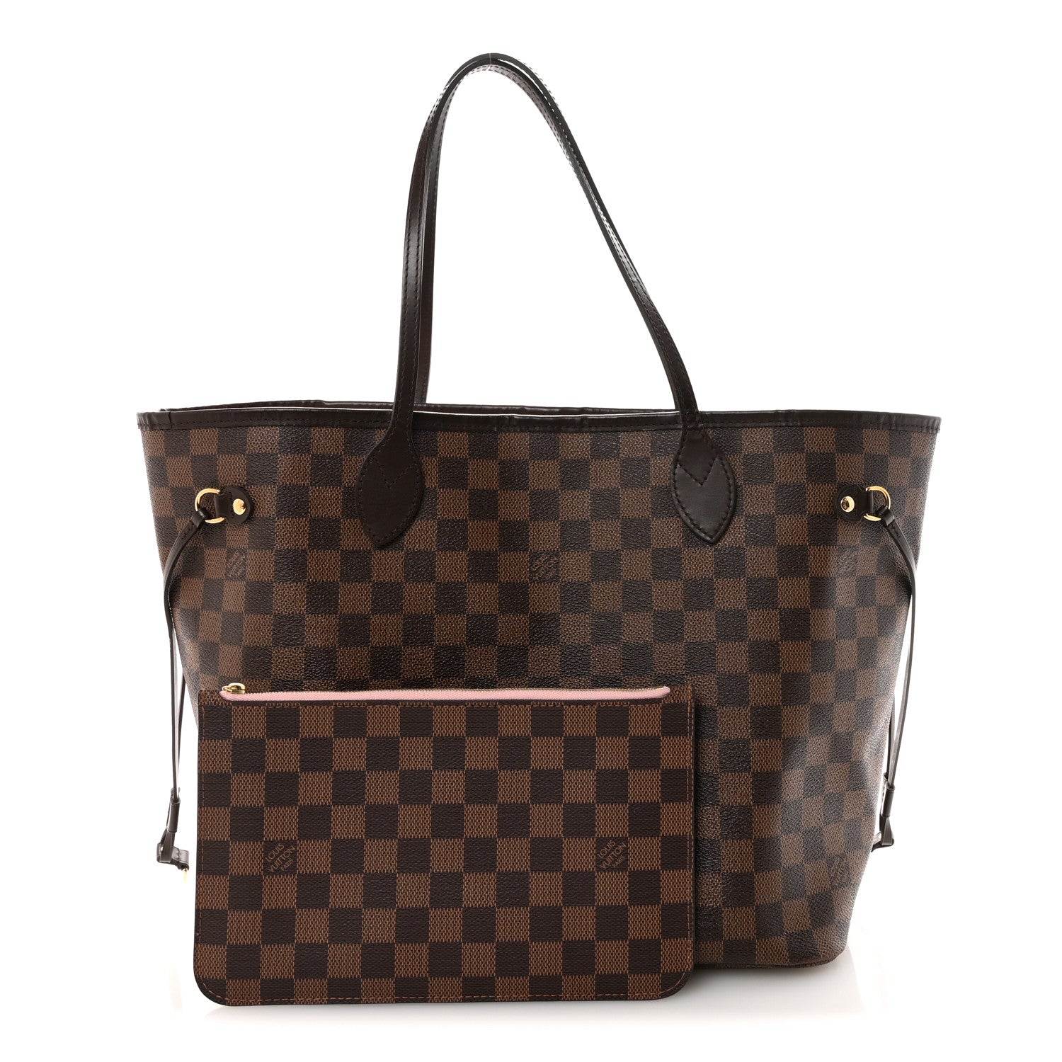 Louis Vuitton Damier Ebene Neo Neverfull MM Rose Ballerine 1882658