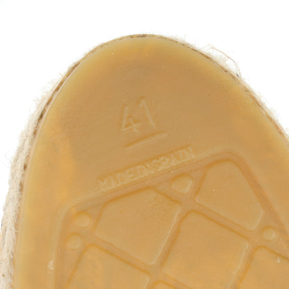 Chanel Lambskin CC Espadrilles 41 Black 5 of 9